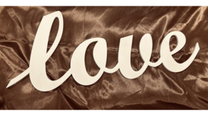 White Love Sign rental Southern Utah, UT