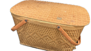 Vintage Picnic Basket Tan (Decor Only) rental Southern Utah, UT