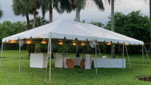20'X20' Frame Tent White Top rental in Palm Beaches-Treasure Coast, FL