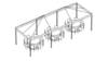 10'X30' Tent Frame White rental in Palm Beaches-Treasure Coast, FL