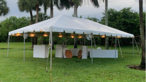 20'X30' White Frame Tent rental Palm Beaches-Treasure Coast, FL