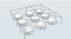 30'X30' White Frame Tent rental in Palm Beaches-Treasure Coast, FL