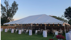 30'X50' White Frame Tent rental Palm Beaches-Treasure Coast, FL