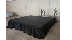 Stage 8'X8'X2' Black Plywood Top rental Palm Beaches-Treasure Coast, FL