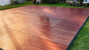 12'X12' Dark Maple Dancefloor (*For Outdoor ) rental Palm Beaches-Treasure Coast, FL