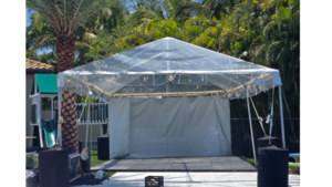 20'X20' Frame Tent (Clear) rental in Palm Beaches-Treasure Coast, FL