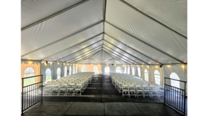 40'X100' Frame White Tent rental Palm Beaches-Treasure Coast, FL