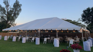 30'X65' White Frame Tent rental Palm Beaches-Treasure Coast, FL