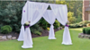 Square Draped Wedding Arch 4 Post (Indoors Only) rental in Palm Beaches-Treasure Coast, FL