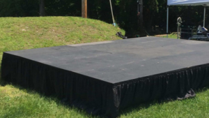 8'X20'X1' Stage Black Plywood Top rental Palm Beaches-Treasure Coast, FL