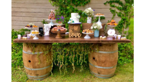 Wine Barrel Table rental Palm Beaches-Treasure Coast, FL