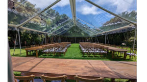 30'X30' Clear Top Frame Tent rental Palm Beaches-Treasure Coast, FL