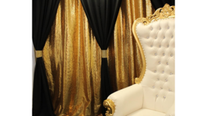 1- Panel 10'Ft Double Drape rental Palm Beaches-Treasure Coast, FL