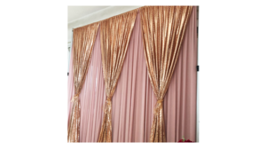 Gold & Blush Mix Design Pipe & Drape rental Palm Beaches-Treasure Coast, FL
