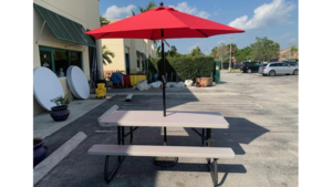 6'Ft Picnic Table With Umbrella rental Palm Beaches-Treasure Coast, FL