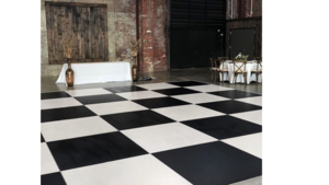 21'X21' Black & White Check Style -Dance Floor rental Palm Beaches-Treasure Coast, FL