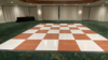 12'X12' Dark Maple & White Dance Floor *Check rental in Palm Beaches-Treasure Coast, FL
