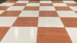 15'X15' Dark Maple & White Dance Floor *Check rental Palm Beaches-Treasure Coast, FL