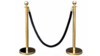 Gold Stanchion With Black Rope (3pc Set) rental in Palm Beaches-Treasure Coast, FL