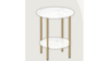 Gold And Marble Side Table rental in Phoenix, AZ