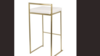 Gold Fuji Bar Stool With White Cushion rental in Palm Beaches-Treasure Coast, FL