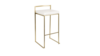 Gold Fuji Bar Stool With White Cushion rental in Palm Beaches-Treasure Coast, FL