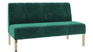 Kincaid Polished Gold Base Love Seat (3) rental New York, NY