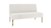 Kincaid Polished Gold Base Love Seat (4) rental in New York, NY