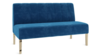 Kincaid Polished Gold Base Love Seat (5) rental in New York, NY