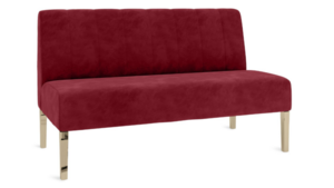 Kincaid Polished Gold Base Love Seat (6) rental New York, NY