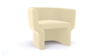 Cachet Chair - Ivory Velvet rental in New York, NY