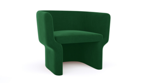 Cachet Chair - Emerald Velvet rental in New York, NY