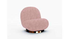 Pearl Chair Polished Gold Frame rental New York, NY