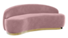 Colette Coco Gold Base Love Seat rental in New York, NY