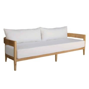 Modern Wood Frame Sofa rental San Francisco-Oakland-San Jose, CA