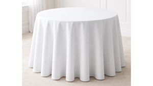 Linen 108" Round White rental Kansas City, MO