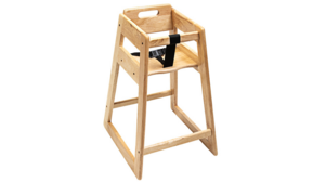 Natural Wood Highchair rental San Diego, CA