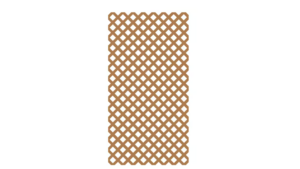Natural Wood Lattice with Black Velon Backing rental San Diego, CA