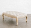 Vintage Oatmeal Ottoman rental in Dallas-Ft. Worth, TX