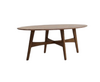 Walnut Milford Coffee Table rental in Chicago, IL
