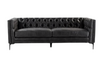 Bri Black Tufted Sofa rental in Chicago, IL