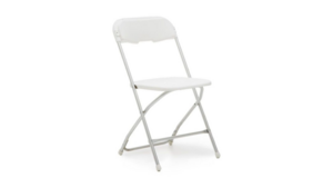 White Plastic Folding Chair rental Pagosa Springs, CO
