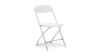 White Plastic Folding Chair rental in Pagosa Springs, CO