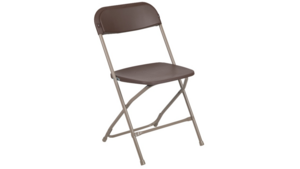 Brown Plastic Folding Chairs rental Pagosa Springs, CO