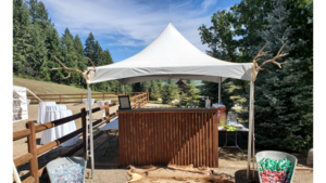 10X10 Frame Tent rental Pagosa Springs, CO