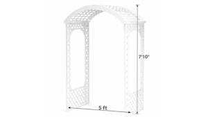 White Lattice Wedding Arch rental Pagosa Springs, CO