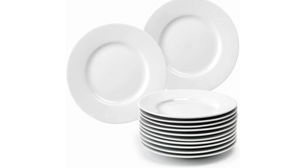 White 6" Plate rental Pagosa Springs, CO