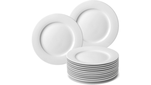 White 10.5" Plate rental Pagosa Springs, CO