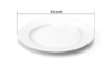 White 9" Plate rental in Pagosa Springs, CO