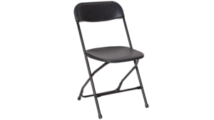 Plastic Folding Chairs - Black rental Philadelphia, PA